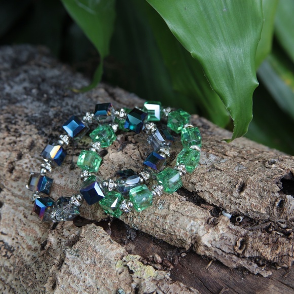 Multicolor Lamp/Work Beads Charm Bracelets Women - Picture 4 of 8